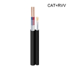 CAT5E RVV Copper Hybrid Fiber Optic Cable Electrical Wire DC Cable