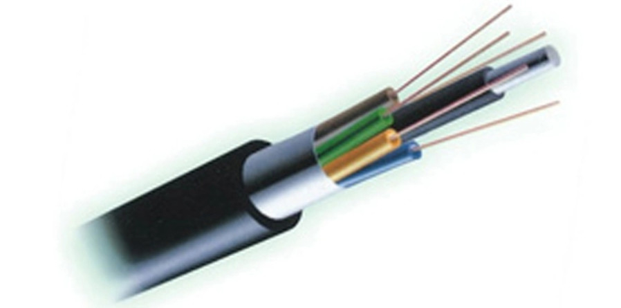 MDPE Sheath GYTZA Outdoor Fiber Optic Cable 24 Core Stranded Loose Tube