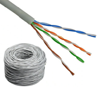Καλώδιο 1000ft δοκιμής UTP Cat5e 24awg Ethernet τρηματωδών σκωλήκων προστασία του περιβάλλοντος
