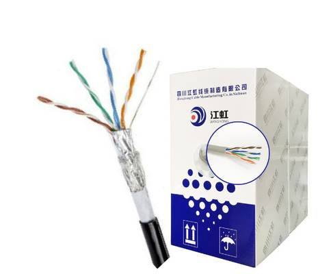 4 Cat5e SFTP του τοπικού LAN ΚΑΛΩΔΊΩΝ LSZH MDPE Ethernet διπλών ζευγάρια σακακιών καλωδίων SFTP